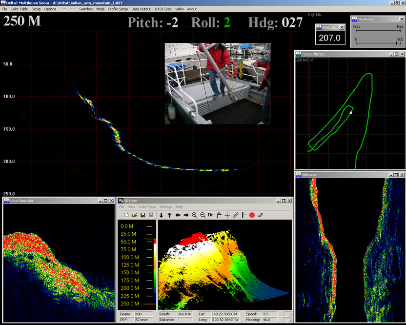 Delta T multibeam image