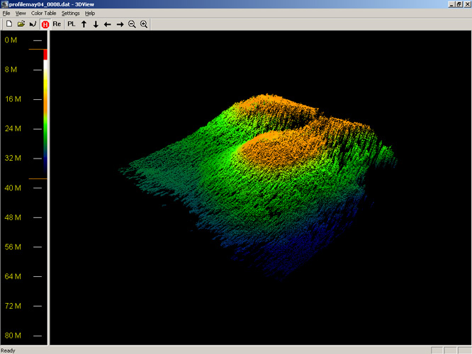 Delta T 3DView image from Pavillion Lake