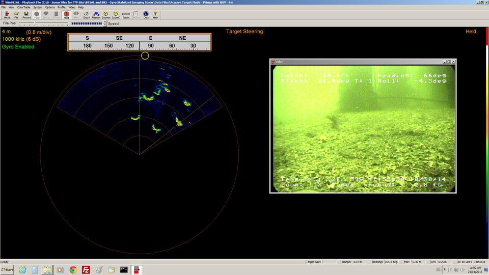 882-GS image of pilings