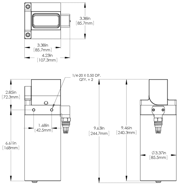 837A Delta T 3000 m Tilt Adjust